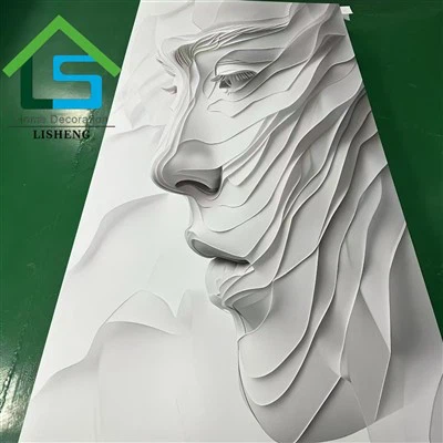 Modern 2025 Painéis de parede de mármore UV para design de casa elegante